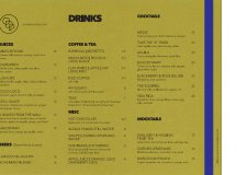 Open Door Policy-Drinks menu