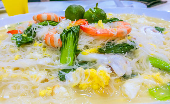 White Restaurant Seafood White Beehoon