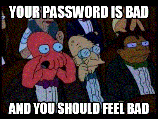 10 Tips to Safely Using The Internet - Bad Password