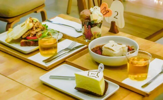 Craftholic Cafe – Food Aerial Shot