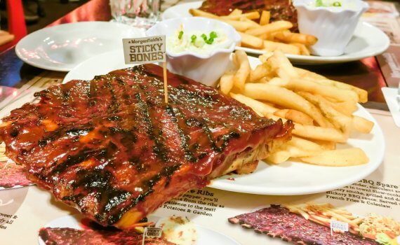 Morganfield’s Signature Hickory BBQ Spare Ribs